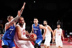 تیم ملی بسکتبال ایران برابر چک شکست خورد