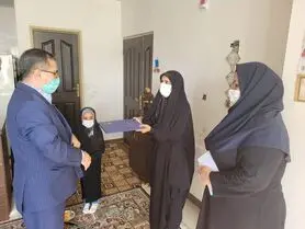 دیدار معاون مالی و پشتیبانی آبفای اصفهان با خانواده مرحوم امیرزاده