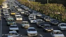 ترافیک سنگین در مسیر جنوب به شمال خیابان نواب