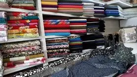 پارچه‌های گران بدون مشتری و مغازه‌های خالی