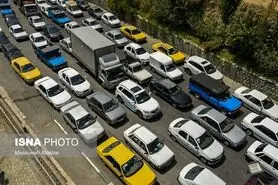 ترافیک در جاده‌های منتهی به شمال کشور/بارش باران در ۷ استان