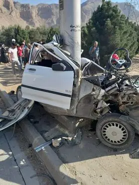 ۳ کشته و مصدوم در تصادف مرگبار پراید در بزرگراه اقارب پرست