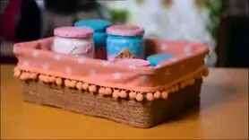 ساخت سبد با وسایل بازیافتی + فیلم