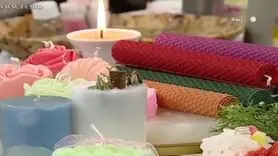 آموزش شمع سازی در ظروف پلی استر + فیلم