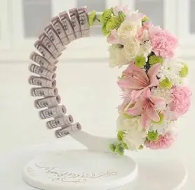 تزیین پول برای تولد