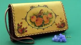 آموزش نقاشی روی چرم + فیلم
