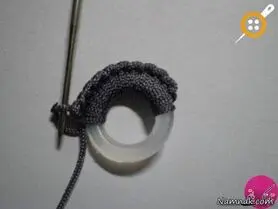 آموزش تصویری کیف حلقه بافی