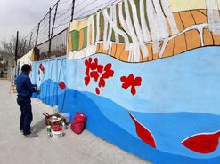 2000 متر دیوارنگاره شهری در سده لنجان اجرا می‌شود