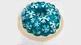 طرز تهیه ژله برفی + فیلم