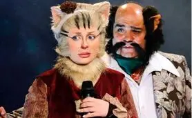 (تصویر) گریم سنگین نیوشا ضیغمی در فیلم حاشیه‌ساز