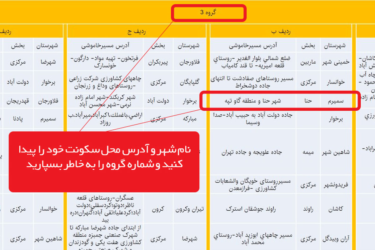 آموزش پیدا کردن زمان قطعی برق شهرستان های اصفهان