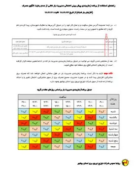 برنامه قطع برق برازجان یکشنبه 24 تیر97