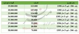 برای خرید ۲۰۶ چقدر باید هزینه کرد؟
