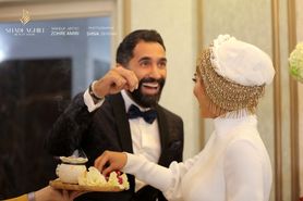 تصاویر عروسی «هادی کاظمی» و «سمانه پاکدل»