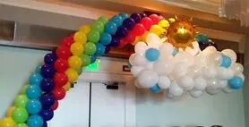 مدل بادکنک آرایی برای جشن و مراسم‌ها