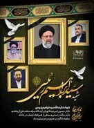 پیام تسلیت محمد یاسر طیب نیا در پی شهادت آیت الله رئیسی، رئیس جمهور و همراهان ایشان