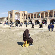 اصفهان بدون زاینده‌رود میزبان مهمانان نوروزی