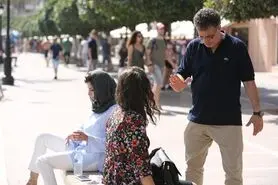 تیپ جدید لیلا حاتمی در رستورانی در اسپانیا
