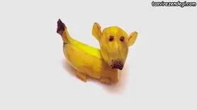 فیلم آموزش تزیین موز به 4 مدل زیبا و جالب برای شب یلدا