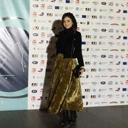 بازیگر زن ایرانی روی فرش قرمز جشنواره یونانی