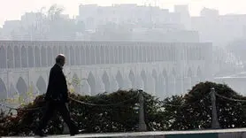 تداوم آلودگی در کلانشهر اصفهان؛ محاصره شهر در وضعیت نارنجی و قرمز با یک استثنای سبز