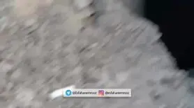 ویدئوی فرونشست زمین در خیابان عبدالرزاق
