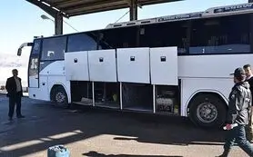 قاچاق موتور خودرو با اتوبوس مسافربری