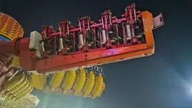 رنجر شهربازی رویاها در ارتفاع ۳متری متوقف شد
