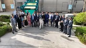 رونمایی از نخستین دستگاه سرند غلطکی هوشمند مجهز به دیسک خورشیدی در اصفهان