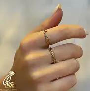 50 مدل انگشتر طلا زنانه جدید؛ انگشتر طلا ظریف